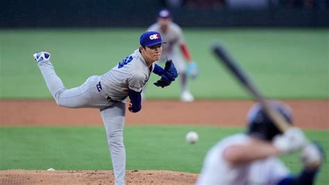 Dodgers' Yoshinobu Yamamoto makes 1st minor league rehab .